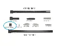 SCH 300 - 320 RAPIER ROD PARTS 4 / SCH 300-320 RAPİER ÇUBUĞU PARÇALARI 4