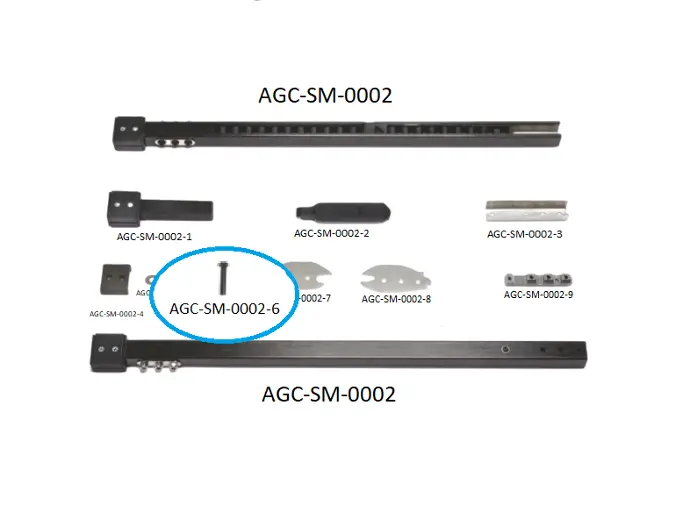 SCH 300 - 320 RAPIER ROD PARTS 6 / SCH 300-320 RAPİER ÇUBUĞU PARÇALARI 6