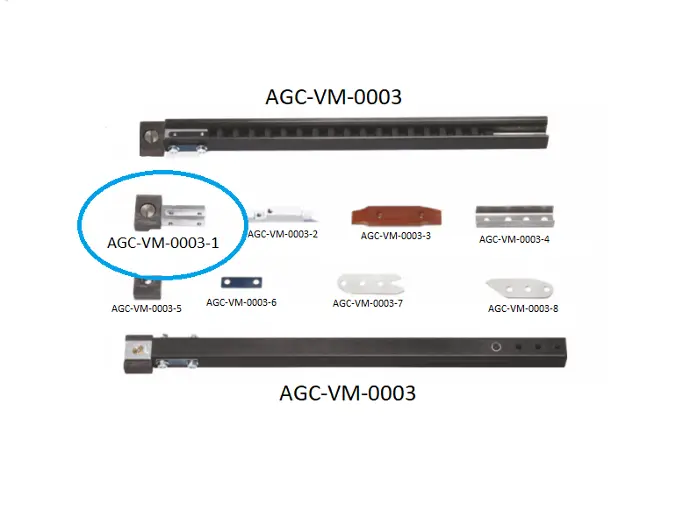 VDW CRP - HCP RAPIER ROD PARTS 1 / VDW CRP-HCP RAPİER ÇUBUĞU PARÇALARI 1