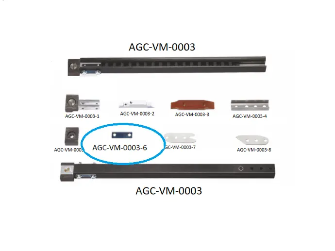 VDW CRP - HCP RAPIER ROD PARTS 6 / VDW CRP-HCP RAPİER ÇUBUĞU PARÇALARI 6