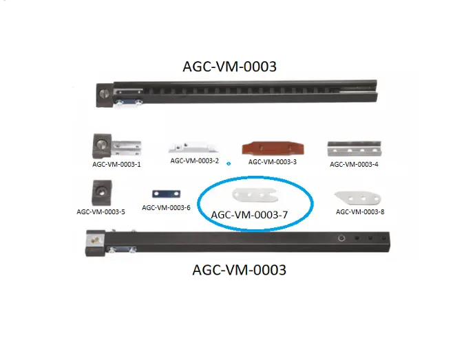 VDW CRP - HCP RAPIER ROD PARTS 7 /VDW CRP-HCP RAPİER ÇUBUĞU PARÇALARI 7