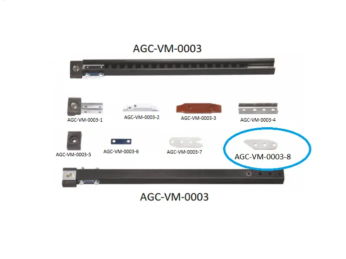 VDW CRP - HCP RAPIER ROD PARTS 8 / VDW CRP-HCP RAPİER ÇUBUĞU PARÇALARI 8