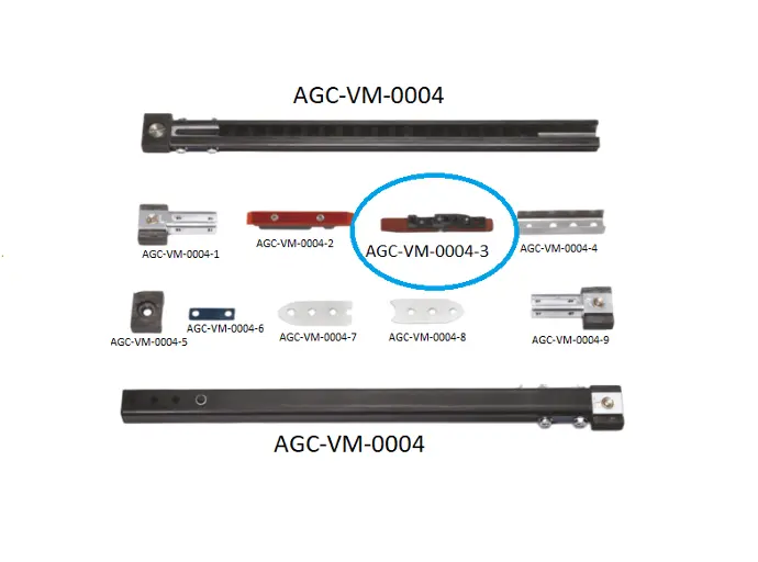 VDW CRX - CRM RAPIER ROD PARTS 3 / VDW CRX-CRM RAPİER ÇUBUĞU PARÇALARI 3