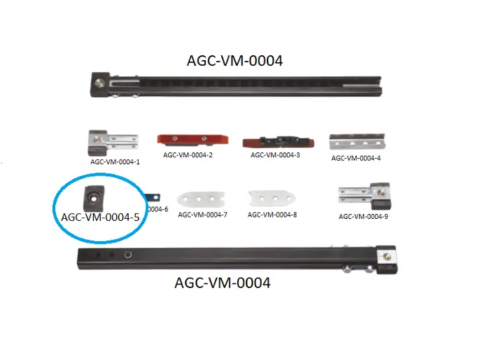 VDW CRX - CRM RAPIER ROD PARTS 5 / VDW CRX-CRM RAPİER ÇUBUĞU PARÇALARI 5