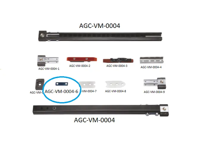 VDW CRX - CRM RAPIER ROD PARTS 6 / VDW CRX-CRM RAPİER ÇUBUĞU PARÇALARI 6