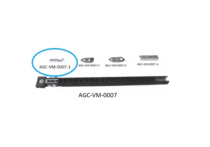 VDW 1000 - 1200 LEFT REED RAPIER ROD PARTS 1 / VDW 1000-1200 REED SOL RAPİER ÇUBUĞU PARÇALARI 1