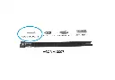 VDW 1000 - 1200 LEFT REED RAPIER ROD PARTS 1 / VDW 1000-1200 REED SOL RAPİER ÇUBUĞU PARÇALARI 1