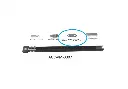 VDW 1000 - 1200 LEFT REED RAPIER ROD PARTS 3 / VDW 1000-1200 REED SOL RAPİER ÇUBUĞU PARÇALARI 3 