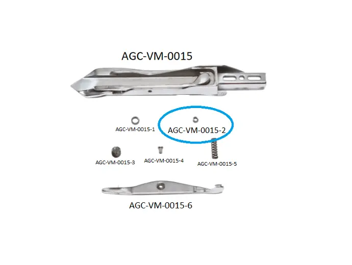 VDW CRM RIGHT RAPIER HEAD PARTS 2 / VDW CRM SAĞ MEKİK PARÇALARI 2