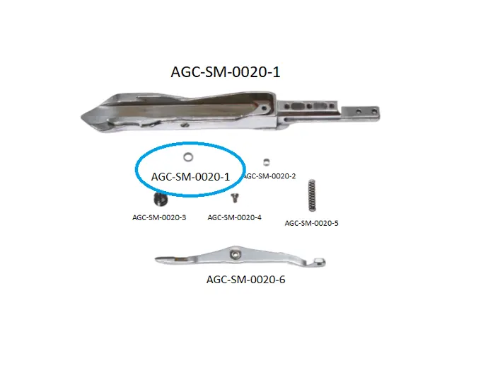 SCH ALPHA 360 - 400 RIGHT RAPIER HEAD PARTS 1 / SCH ALPHA 360 - 400 SAĞ MEKİK PARÇALARI 1