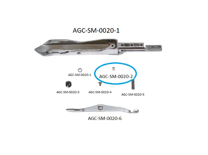 SCH ALPHA 360 - 400 RIGHT RAPIER HEAD PARTS 2 / SCH ALPHA 360 - 400 SAĞ MEKİK PARÇALARI 2