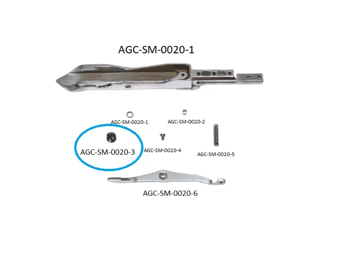 SCH ALPHA 360 - 400 RIGHT RAPIER HEAD PARTS 3 / SCH ALPHA 360 - 400 SAĞ MEKİK PARÇALARI 3