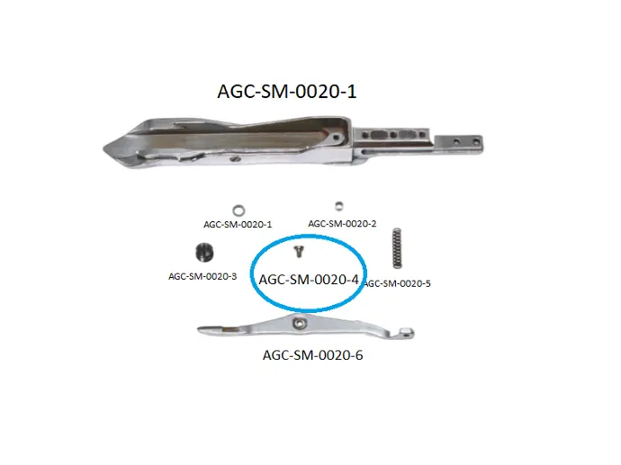 SCH ALPHA 360 - 400 RIGHT RAPIER HEAD PARTS 4 / SCH ALPHA 360 - 400 SAĞ MEKİK PARÇALARI 4