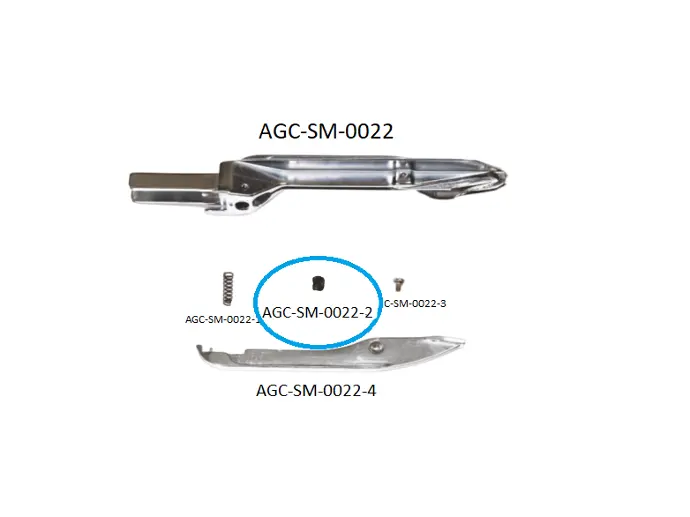 SCH ALPHA 300 - 320 LEFT RAPIER HEAD PARTS 2 / SCH ALPHA 300 - 320 SOL MEKİK PARÇALARI 2