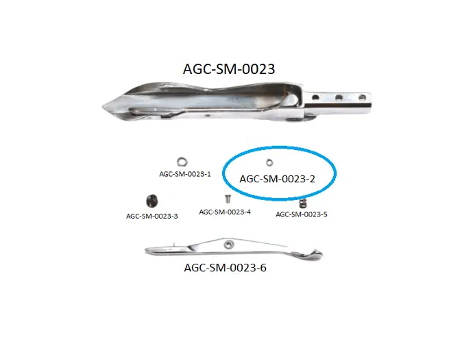 SCH ALPHA 300 - 320 RIGHT RAPIER HEAD PARTS 2 / SCH ALPHA 300 - 320 SAĞ MEKİK PARÇALARI 2