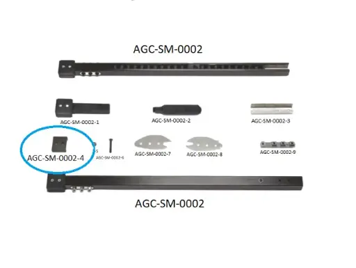 SCH 300 - 320 RAPIER ROD PARTS 4 / SCH 300-320 RAPİER ÇUBUĞU PARÇALARI 4