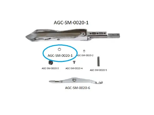SCH ALPHA 360 - 400 RIGHT RAPIER HEAD PARTS 1 / SCH ALPHA 360 - 400 SAĞ MEKİK PARÇALARI 1