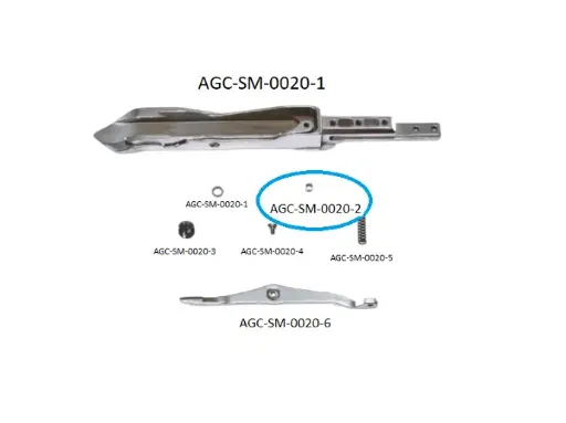 SCH ALPHA 360 - 400 RIGHT RAPIER HEAD PARTS 2 / SCH ALPHA 360 - 400 SAĞ MEKİK PARÇALARI 2