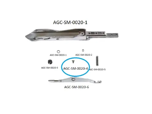 SCH ALPHA 360 - 400 RIGHT RAPIER HEAD PARTS 4 / SCH ALPHA 360 - 400 SAĞ MEKİK PARÇALARI 4