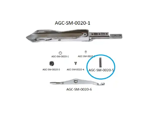 SCH ALPHA 360 - 400 RIGHT RAPIER HEAD PARTS 5 / SCH ALPHA 360 - 400 SAĞ MEKİK PARÇALARI 5